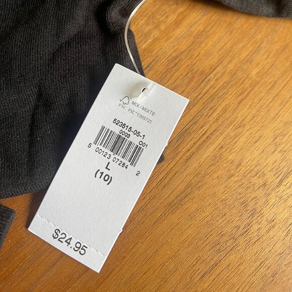 GAP Kids Girls Mockneck Long Sleeve T-Shirt L (10) true black NWT - Picture 3 of 5
